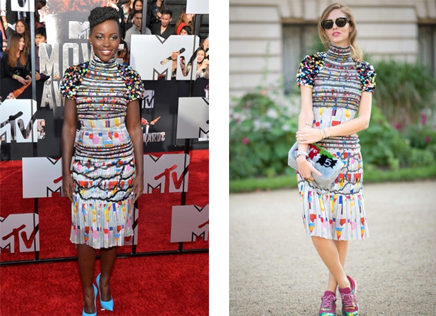 Кому больше идет яркое платье от Chanel?