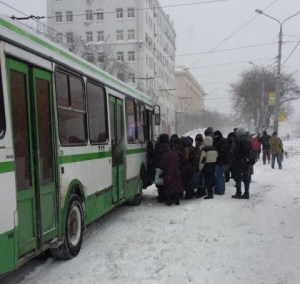 В Ростове на маршруты не вышла почти половина общественного транспорта