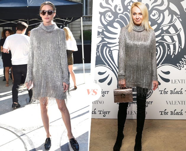 Кому больше идет платье Valentino - Оливии Палермо или Яне Рудковской?